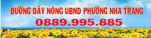 Đường dây nóng UBND Phường Nha Trang 0889.995.885
